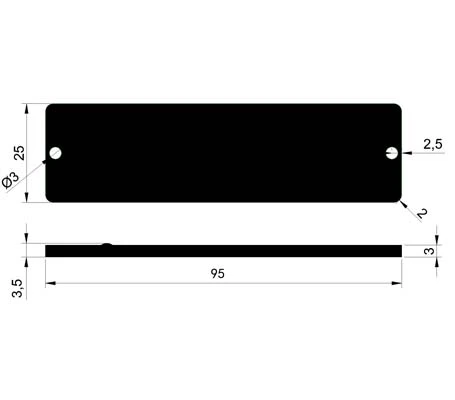 MBMP9525A3U8 UHF Anti-Metal Tag